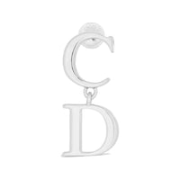 DIOR Brass Earrings Men's Silver