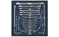 HERMES Silk Scarves Women's Blue