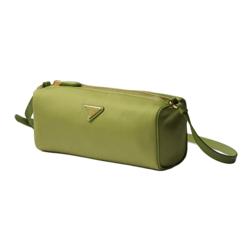PRADA Nylon Shoulder Bag Women's Grass Green