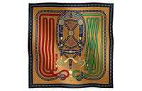 HERMES Silk Scarves Women's Multicolor