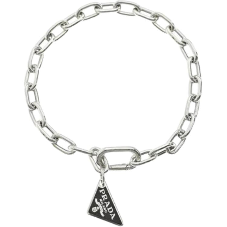 PRADA Silver Bracelets Unisex Silver