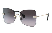 MIU MIU Sunglasses Unisex Gray