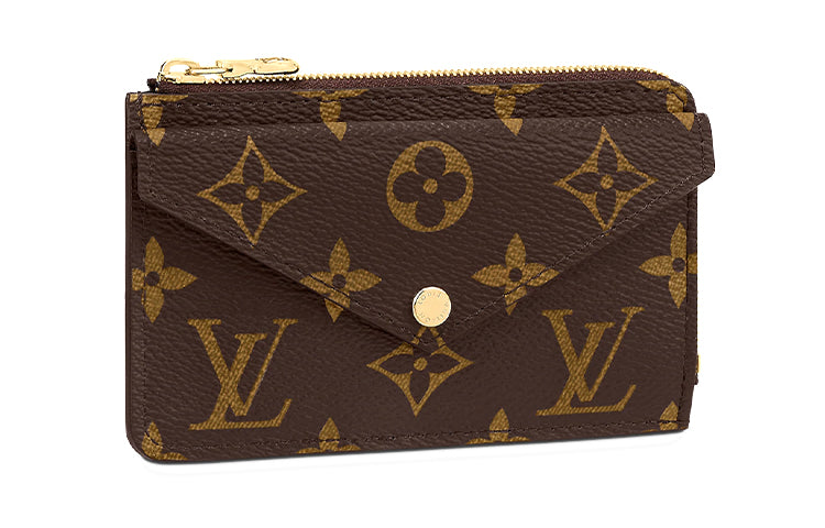 LOUIS VUITTON Card Holder Recto Verso Brown