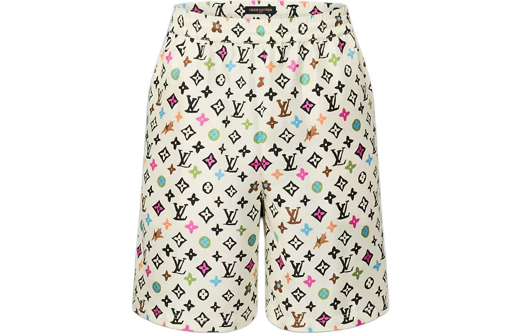 LOUIS VUITTON By Tyler The Creator Monogram Printed Silk Shorts