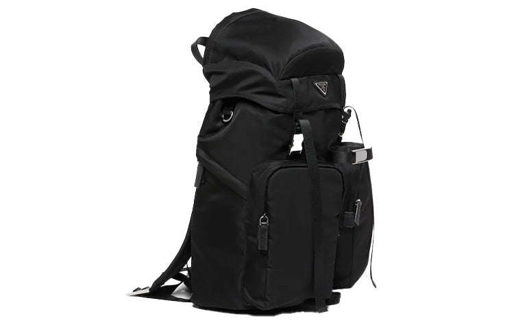 PRADA Leather Backpack Men's Black