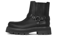 CELINE Short Chelsea Boots Men's Black