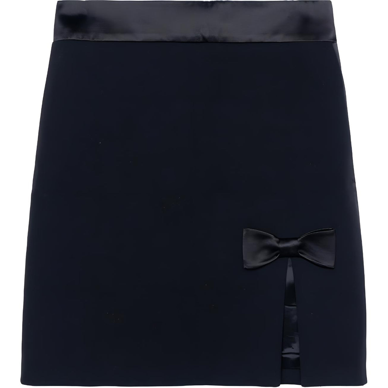 MIU MIU Casual Short Skirts Women's Black