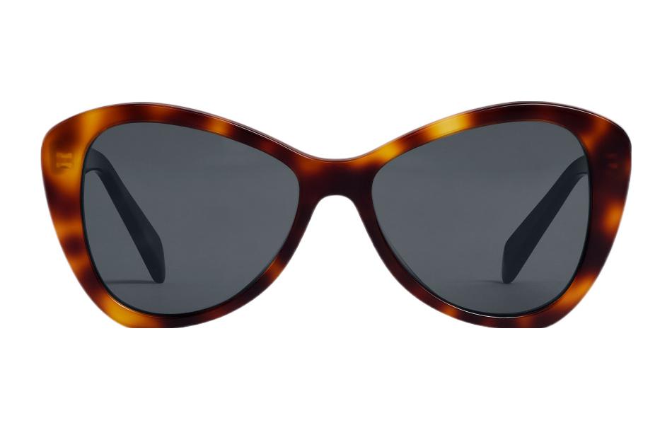 CELINE Acetate Butterfly Sunglasses Women's Tortoiseshell