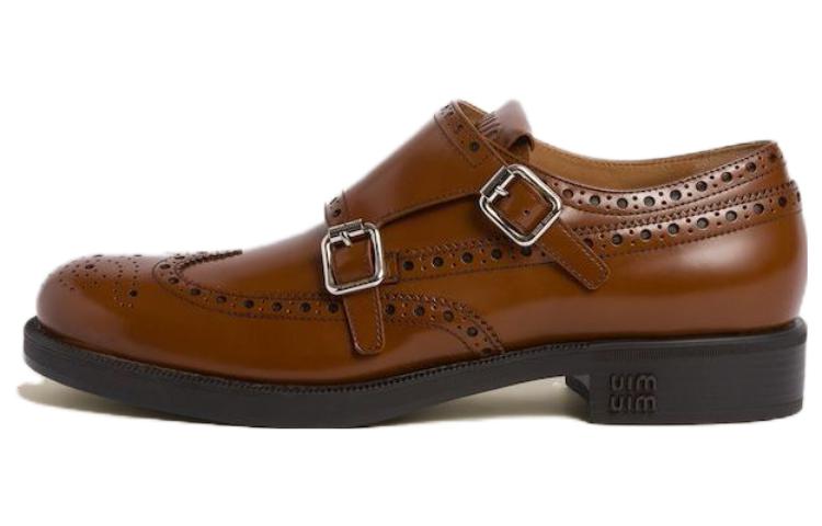 MIU MIU X Church's Leather Brogue Shoes