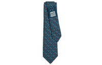 HERMES Ties Men Dark Cyan