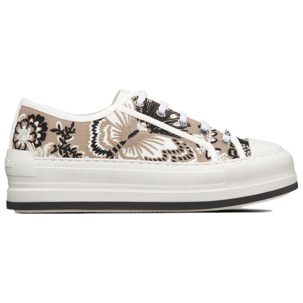 DIOR Walk'n'Dior Low Top Skateboard Shoes Women's Beige