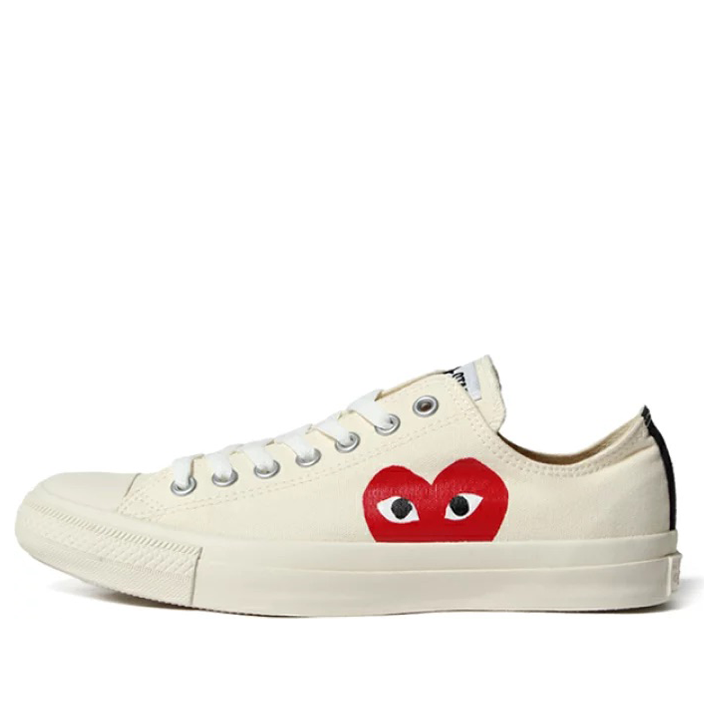 Converse x COMME des GARCONS PLAY Chuck 70 Low 'White Red' 1CK711