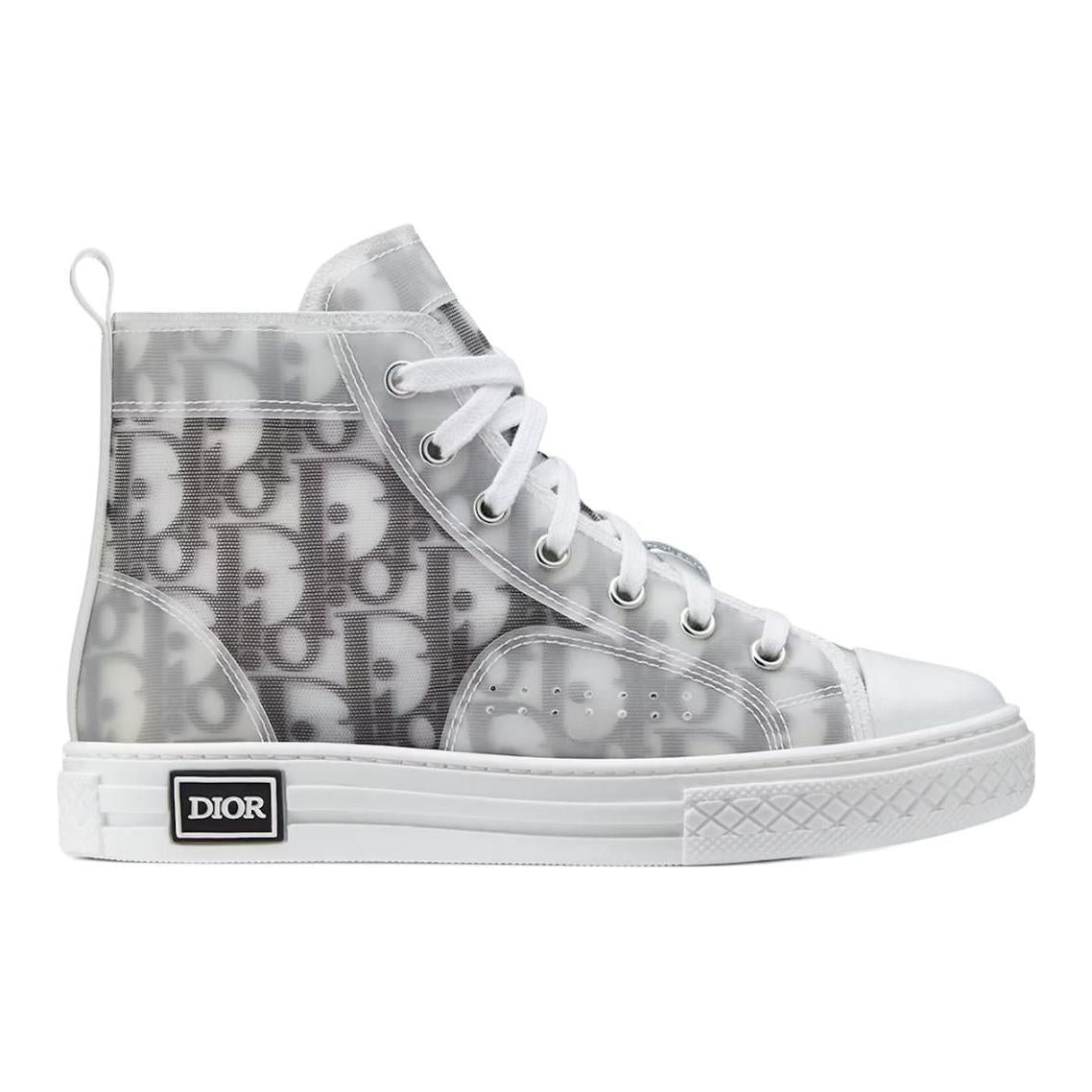 DIOR B23 High White Black DIOR Oblique Kids
