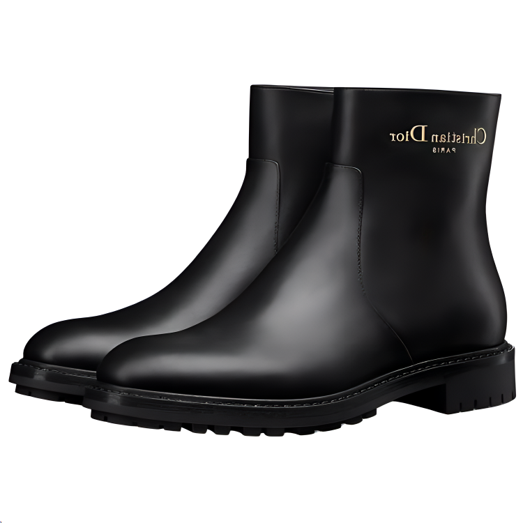 DIOR D-Town Ankle Boots Women's Black