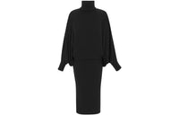SAINT LAURENT Oversize Turtleneck Dress