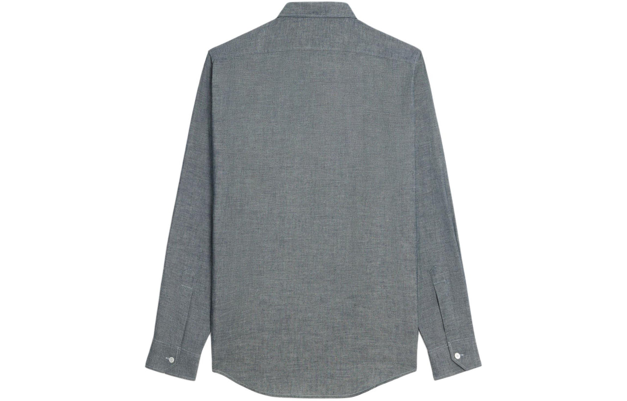 CELINE Loose Shirt In Light Chambray Cotton