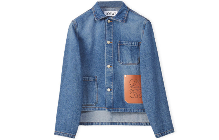 LOEWE FW21 Denim Jacket Women's Blue