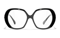 CHANEL Eyeglass Frames Unisex Black