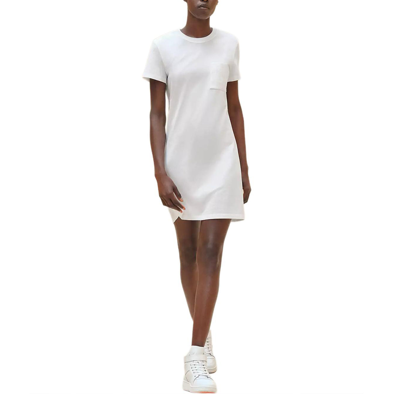 HERMES FW24 Short-Sleeved Dresses Women's White