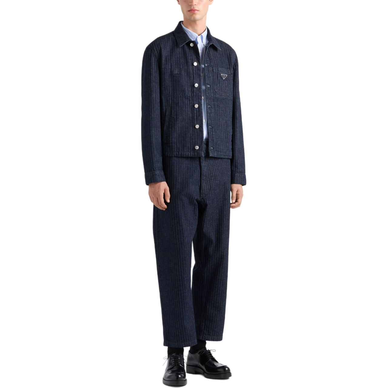 PRADA Chevron Denim Jacket