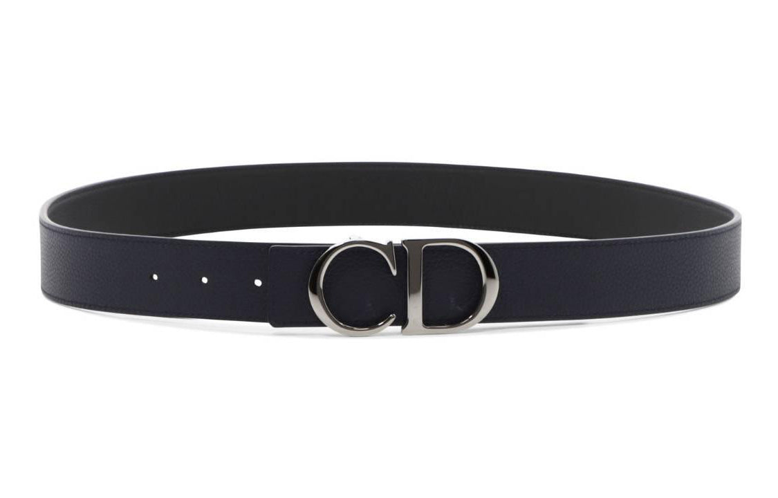 DIOR Leather Belts Unisex Black