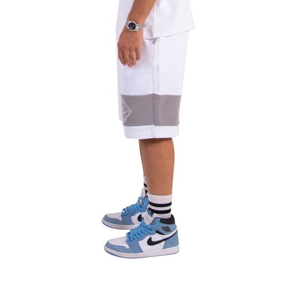 House of Cenmar Short with Patch 'White' HOC-WPS3