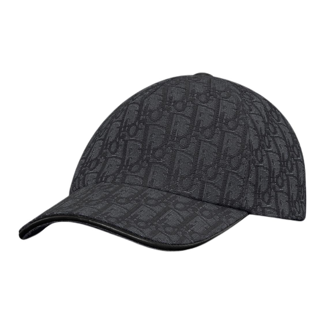 DIOR Cotton Baseball Caps Men's Black
