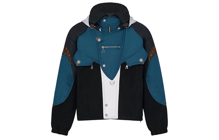 LOUIS VUITTON Jackets & Coats Women's Blue, Black & Multicolor