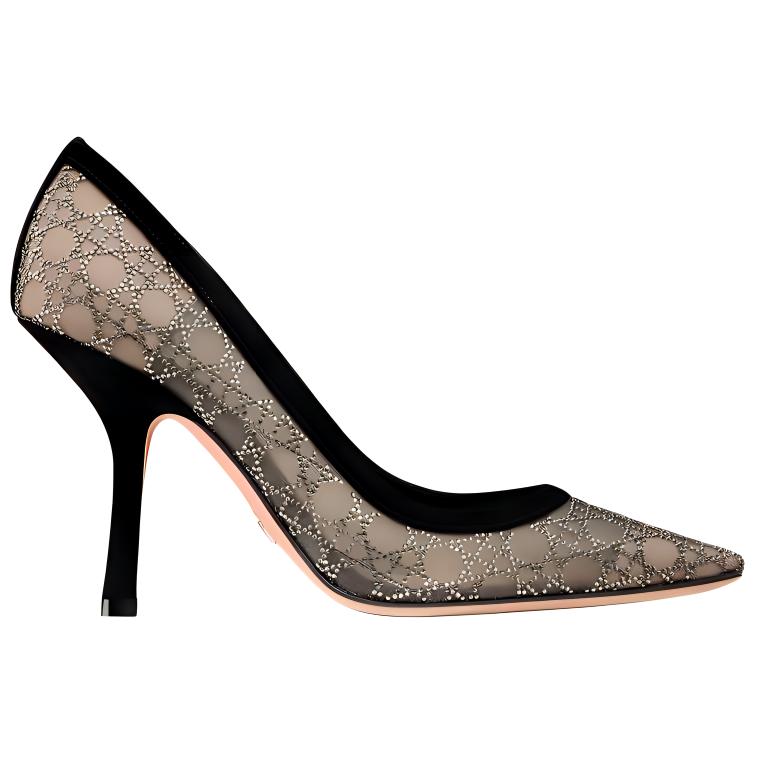 DIOR Capture High Heels 10cm Women's Black