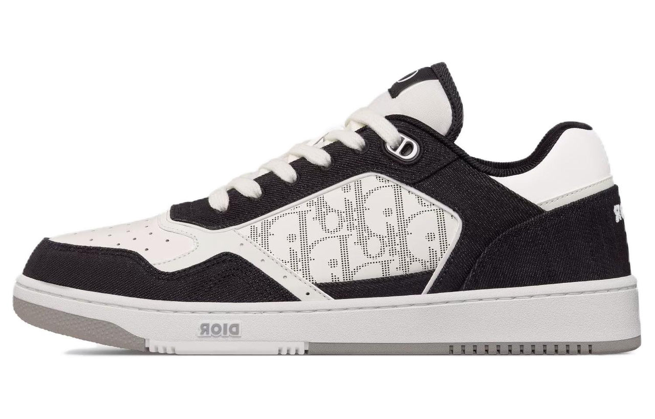 DIOR B27 Low White Black Denim