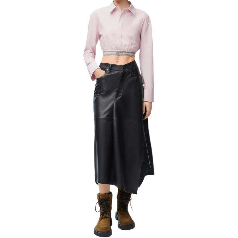 LOEWE Cropped Shirt 'Baby Light Pink'
