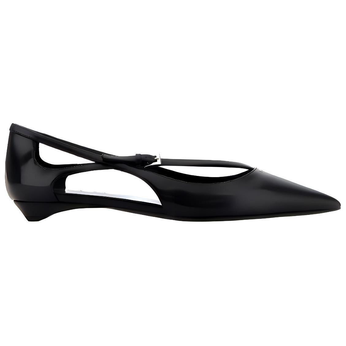 PRADA Pointed Toe Ballet Flats Women's