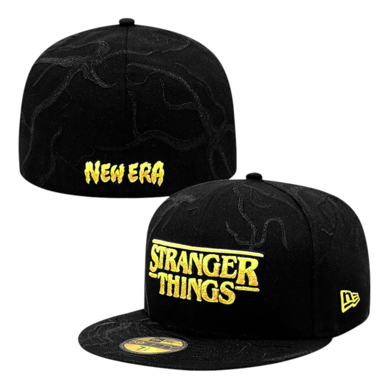 New Era x NETFLIX STRANGER THINGS 59FIFTY All-Over 'Black' 14867821