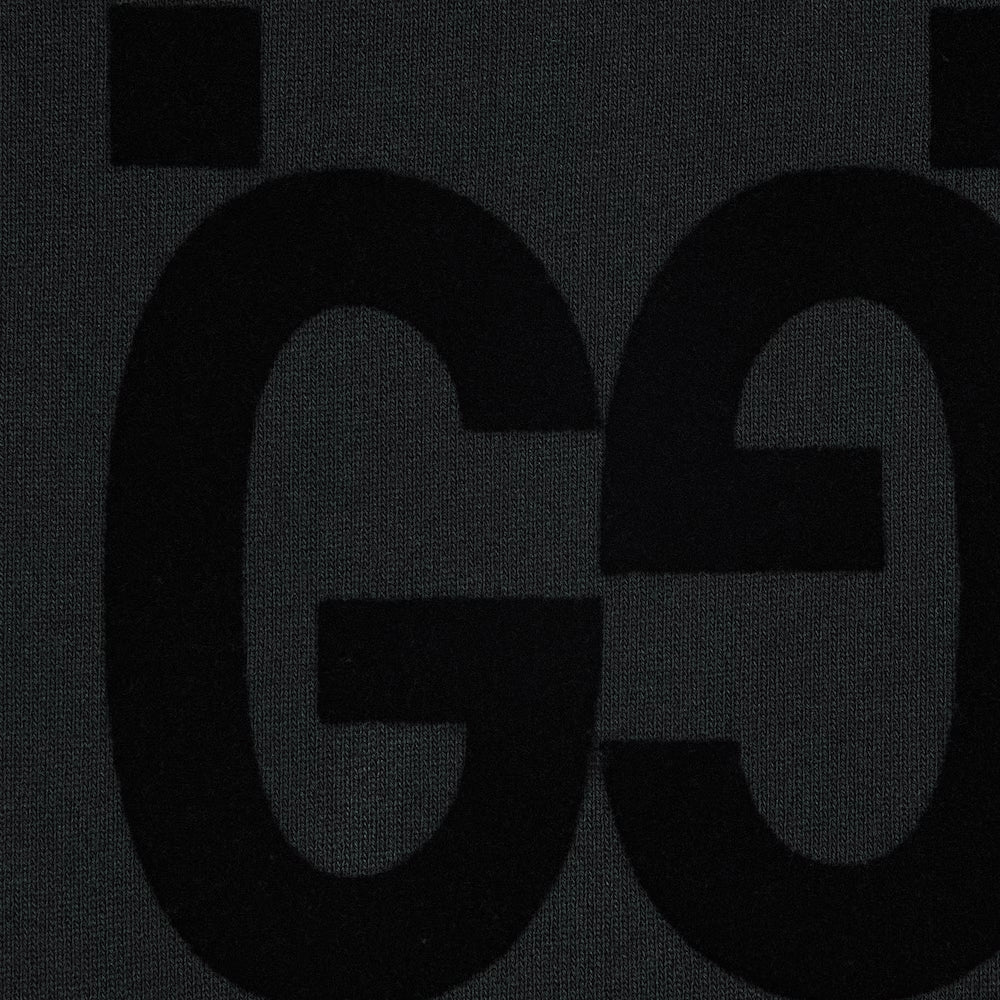 Gucci GG Flocked Print Cotton Fleece Sweattrouser 'Black' 768502-XJF37-1868