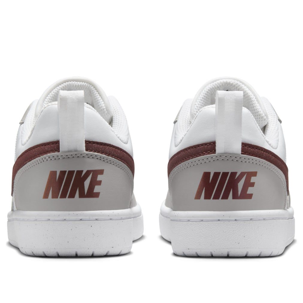(GS) Nike Court Borough Receaft 'White Dark Pony Iron Ore' FZ1024-100