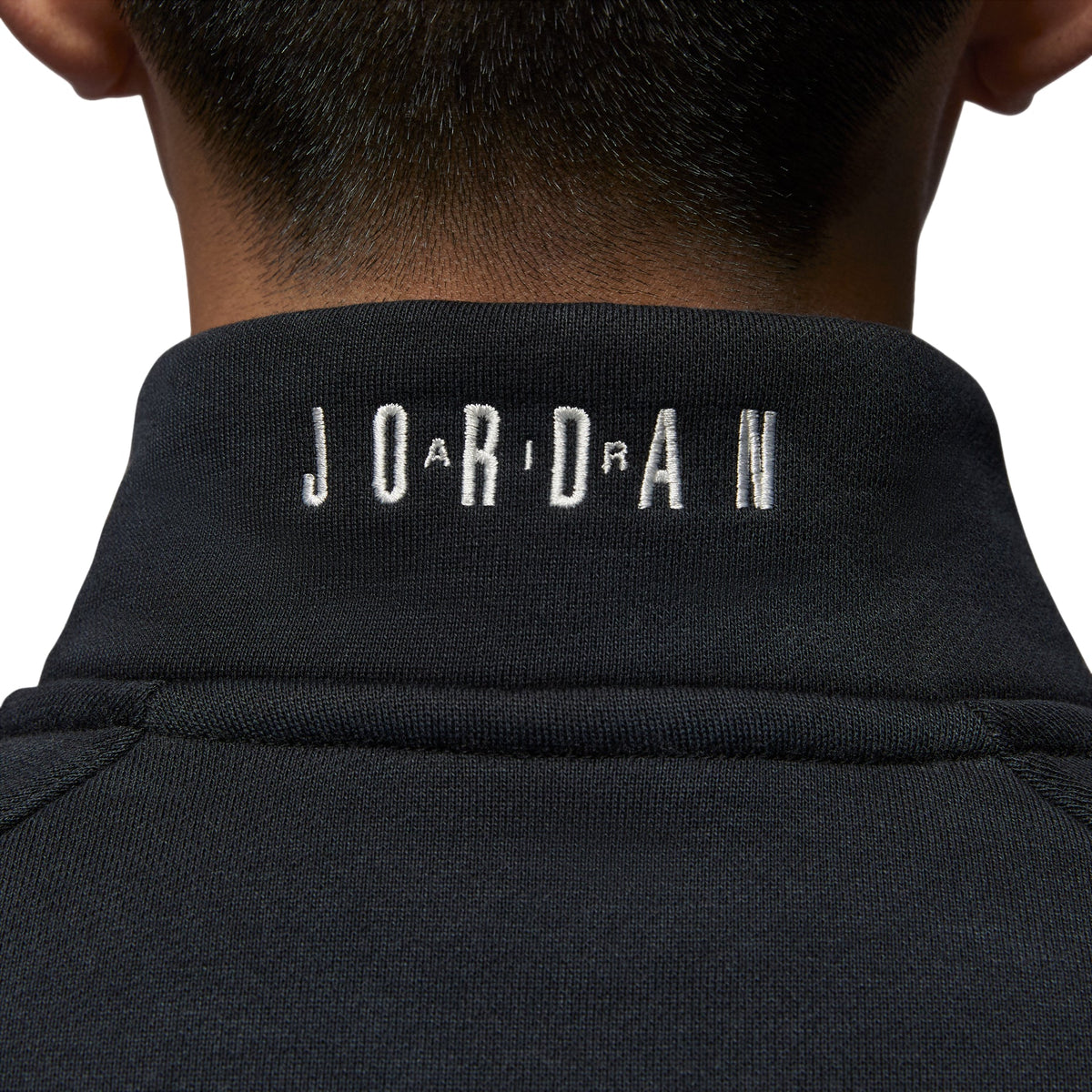 Jordan Flight Graphic Fleece 1/4-Zip Top 'Black Sail' IF1817-010