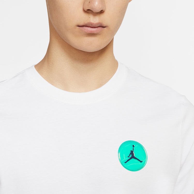 Air Jordan LEGACY AJ13 Sports Short Sleeve White CW0800-100