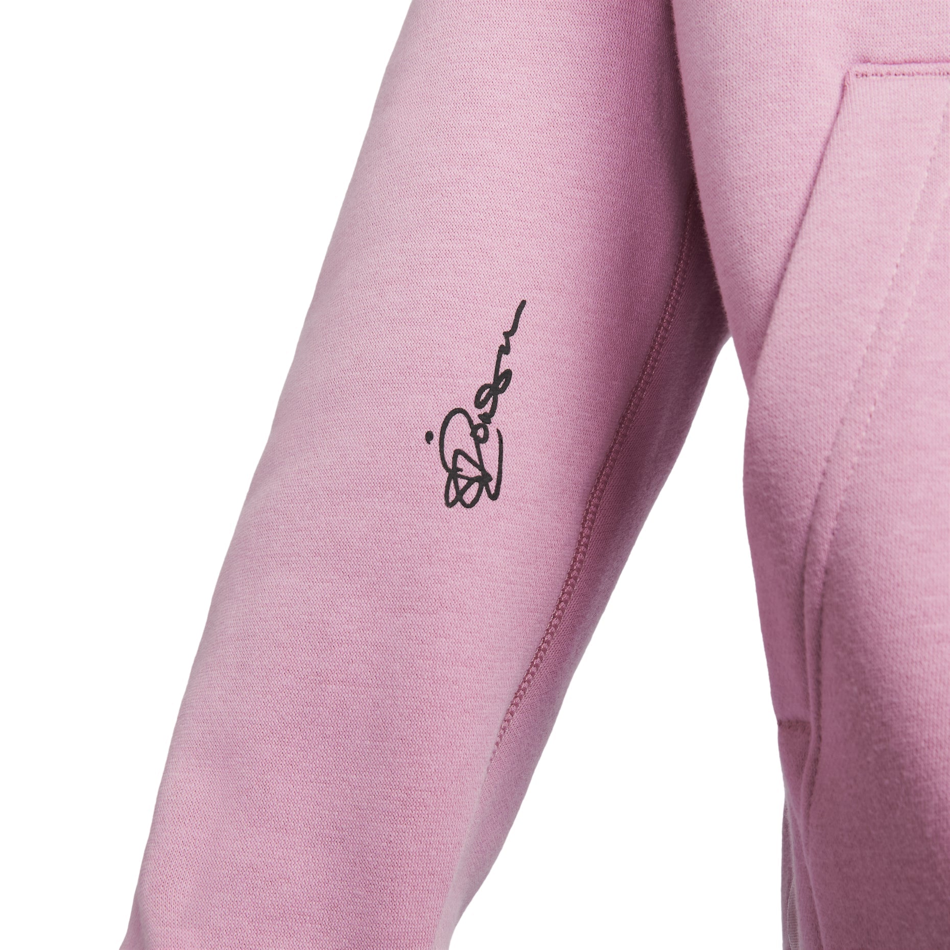 Nike Sabrina Fleece Basketball Hoodie Asia Sizing 'Pink Black' FV3206-699