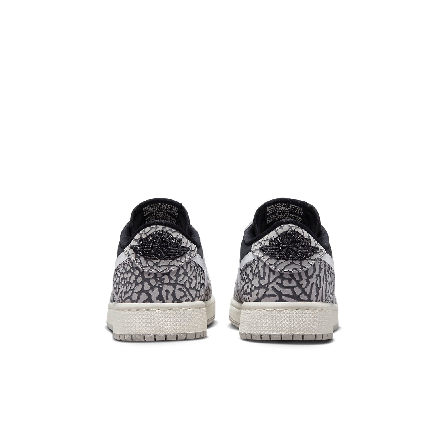 (GS) Air Jordan 1 Retro Low OG 'Black Cement' CZ0858-001