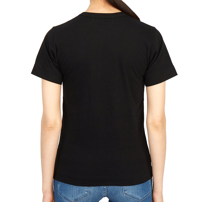 (WMNS) COMME des GARCONS PLAY FW25 PLAY Small Heart T-Shirt 'Black' AZ-T303-051-1