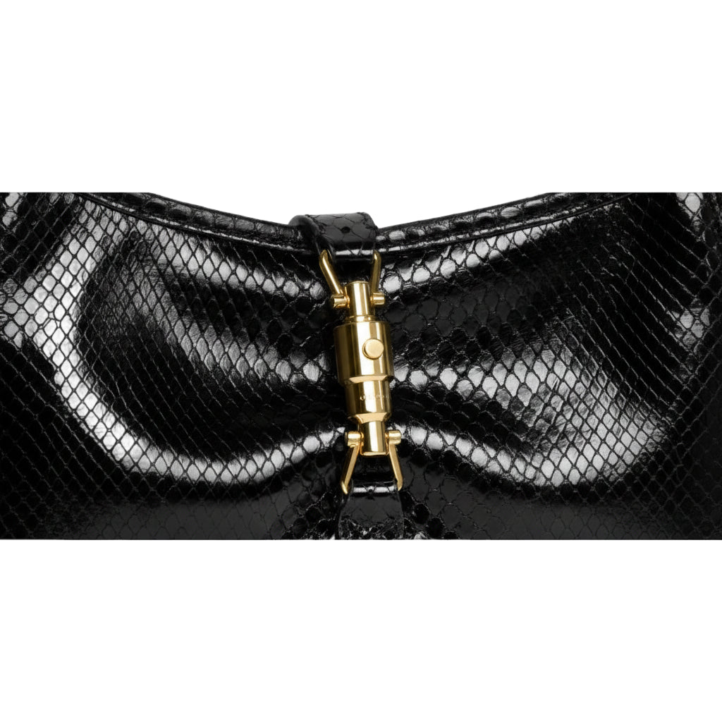 (WMNS) Gucci Jackie Slim Medium Shoulder Bag 'Black' 863137-EABKH-1000