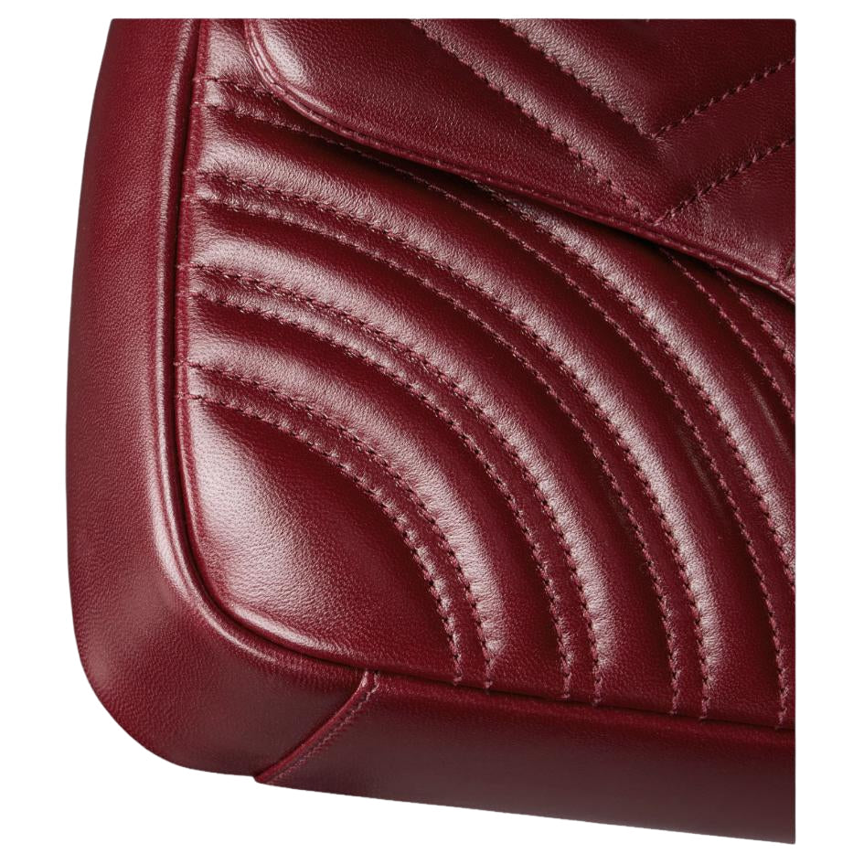 (WMNS) Gucci GG Marmont Medium Shoulder Bag 'Rosso Ancora Red' 837267-AAE38-6207