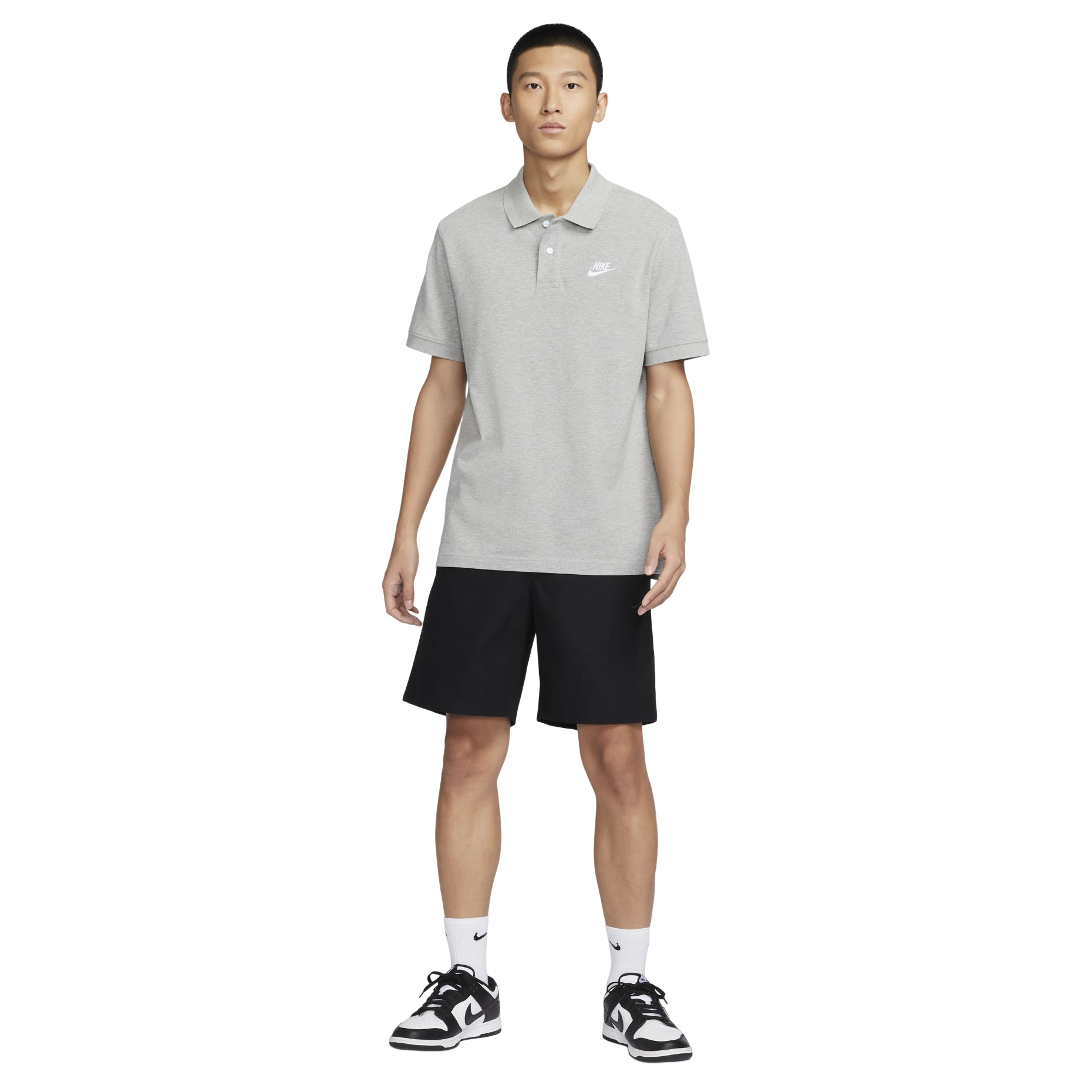 Nike AS Men's Nike Sportswear SCE POLO MATCHUP PQ DK GREY HEATHER CJ4457-063