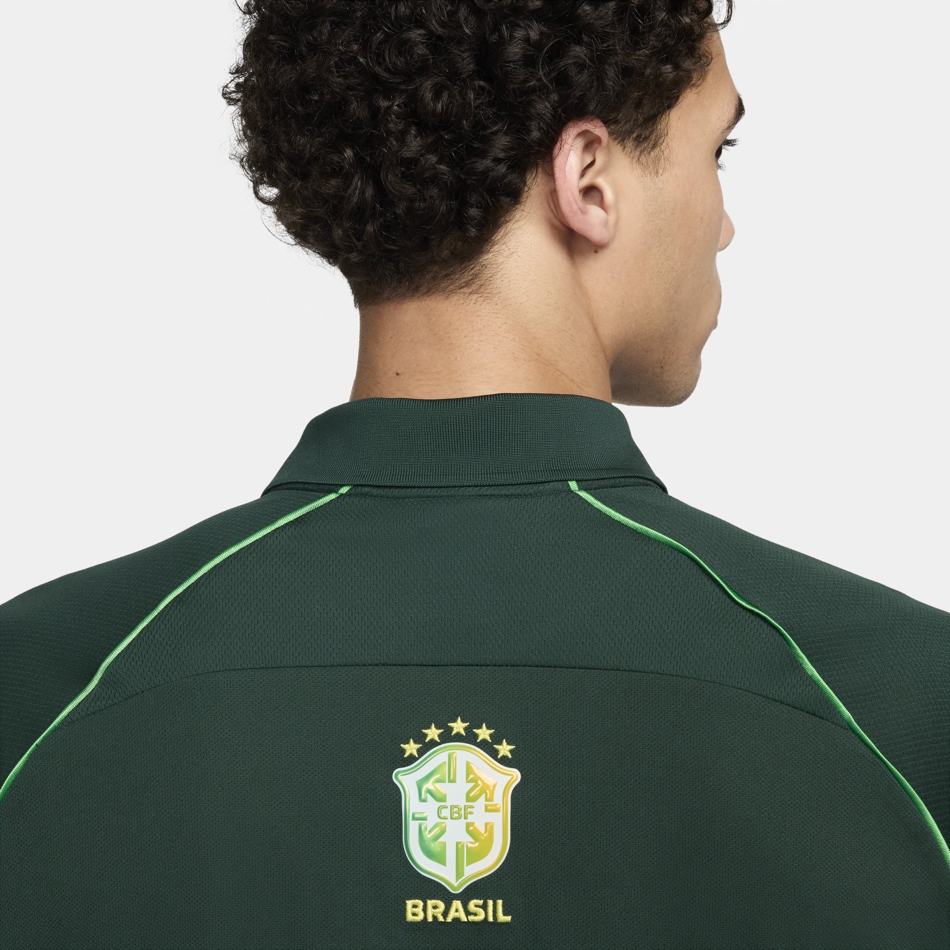 Nike Dri-FIT Brazil Football Polo Shirt 'Dark Green' FZ2949-397