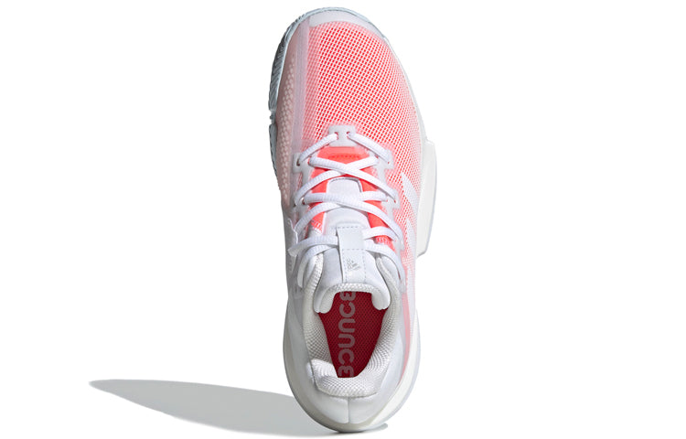 (WMNS) adidas Solematch Bounce Hard Court 'White Pink' FU8126