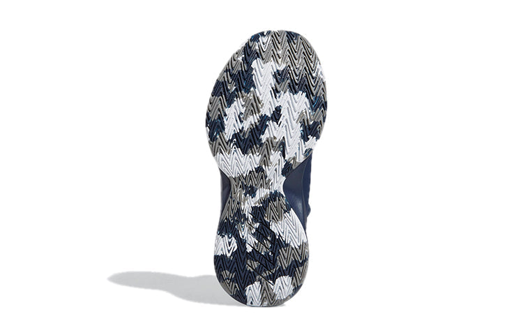 (GS) adidas Cross Em Up 5 Wide K 'Blue White Gray' FW8983