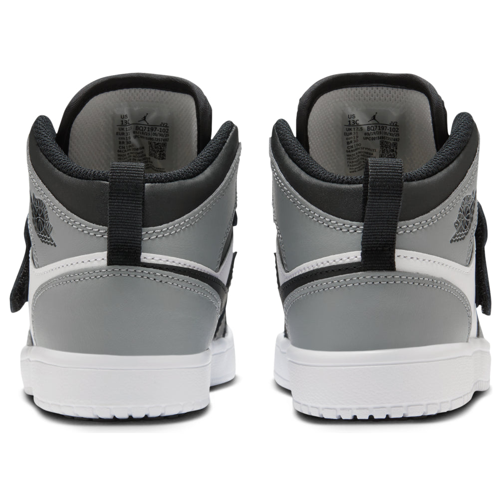 (PS) Air Jordan 1 Sky logo 'Grey Black White' BQ7197-102