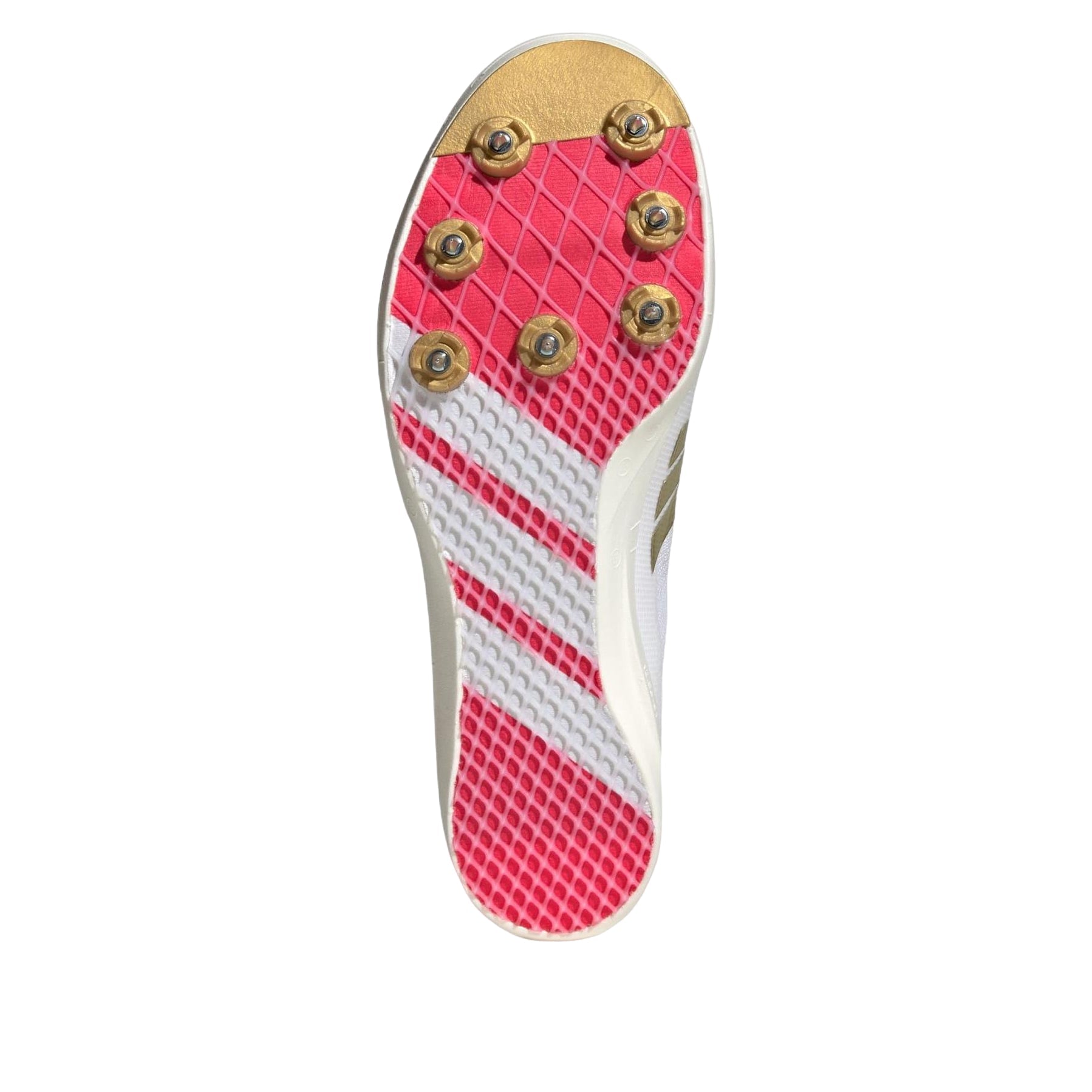 adidas Adizero Long Jump 'White Black Gold Metallic' KJ9535
