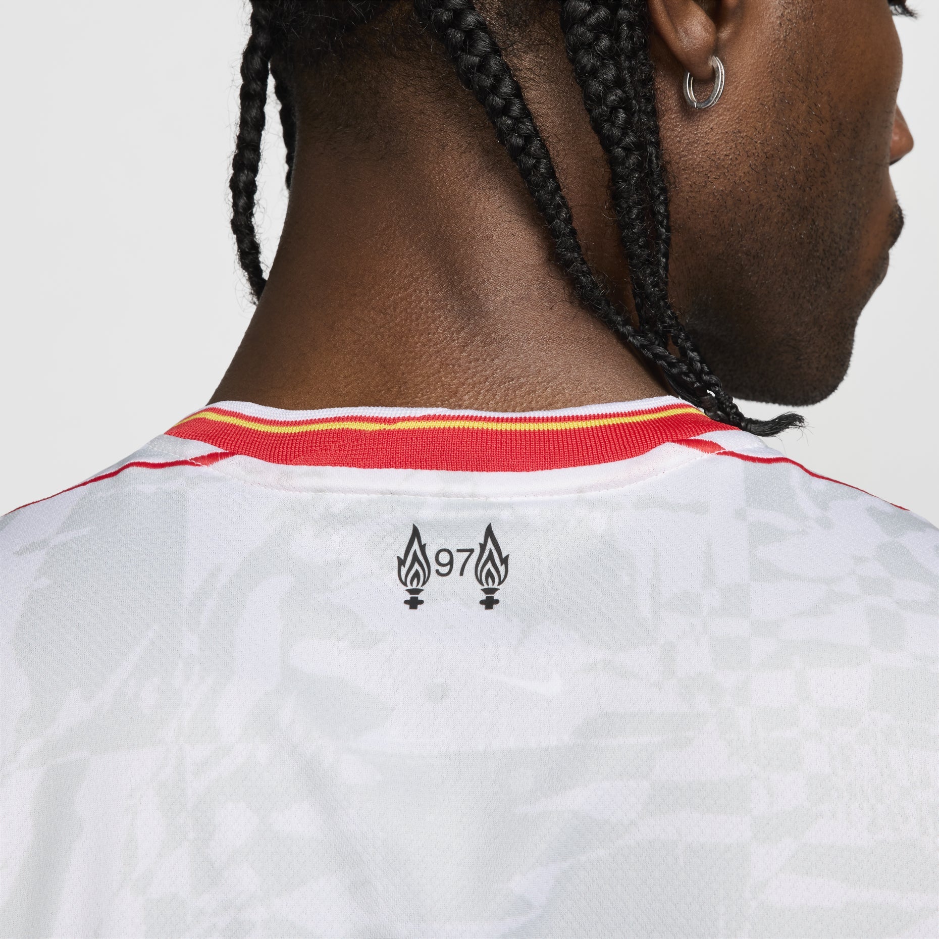 Nike Dri-FIT Liverpool FC 2024/25 Stadium Third Football Jesrey 'White Red' FQ2030-101