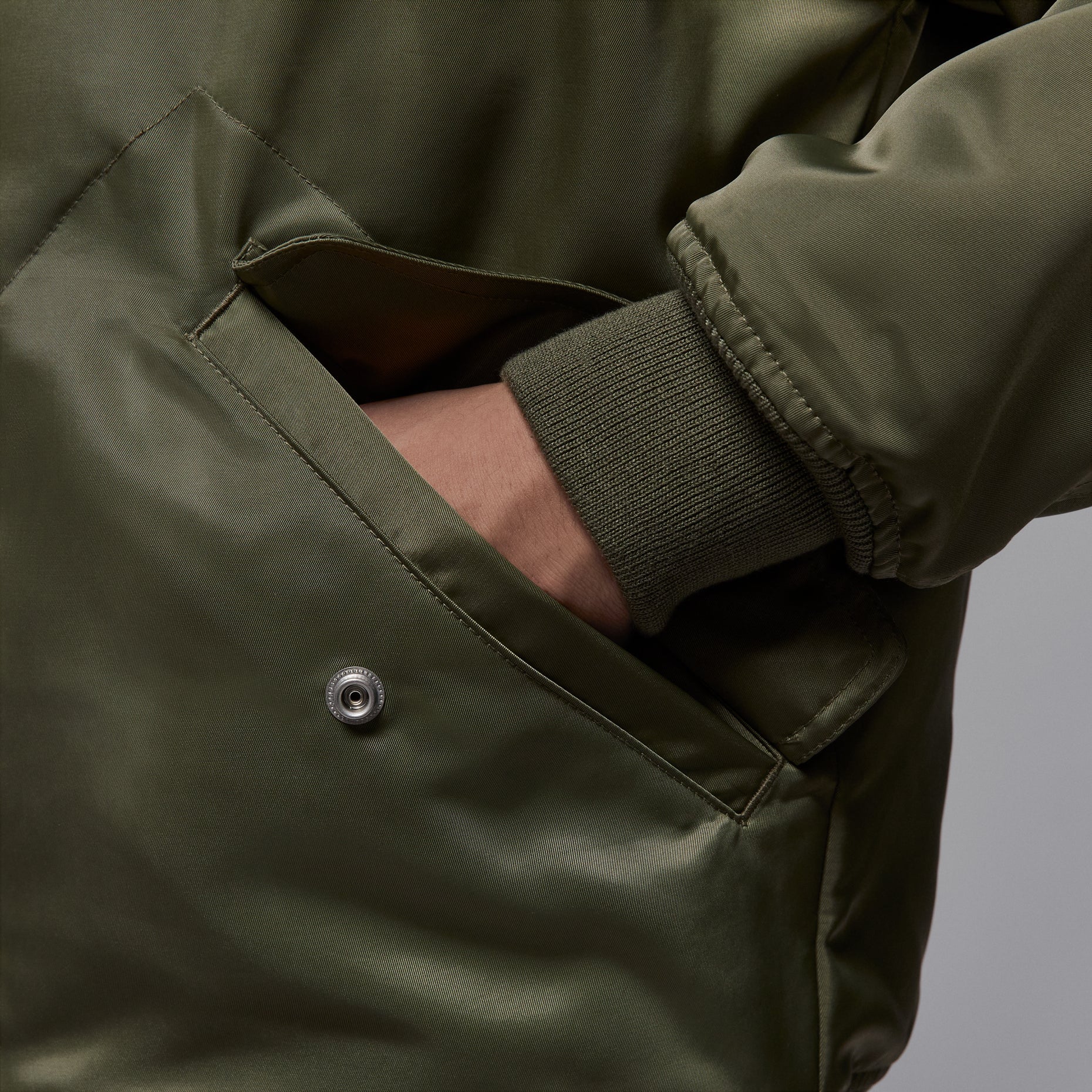 Air Jordan Renegade Flight Therma-Fit Hooded Jacket 'Medium Olive Starfish' HV0541-222